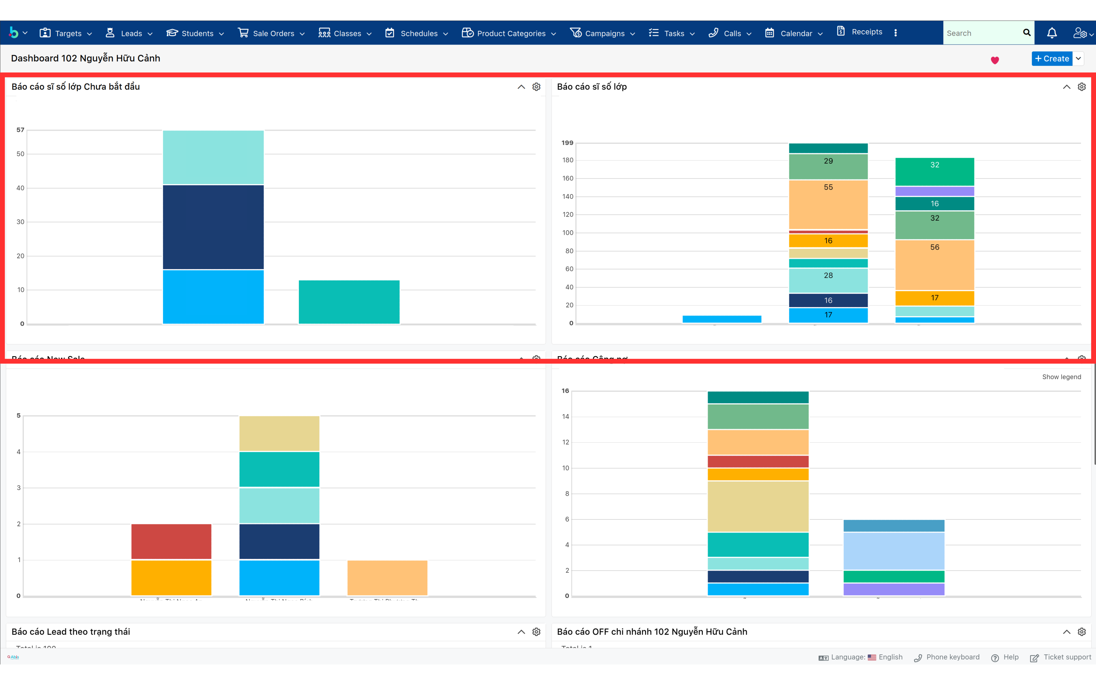 Bước 2 báo cáo cuối ngày